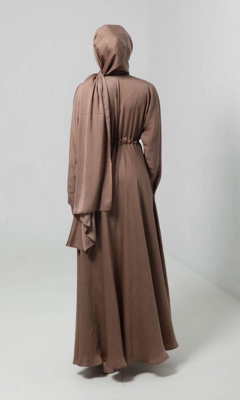 viscose flared abaya in mauve (3)