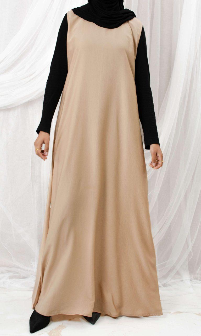 Sateen Slip - Golden Beige
